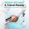 image:imageCOSLUS T40 Mini Water Flosser for Travel Portable Compact Design Cordless Oral Irrigator with 4 Jet Tips Removable Tank amp IPX7 Waterproof for Braces Sensitive Teeth amp OnTheGo Use Pink Purple  Cordless Oral Irrigator Builtin Tip Storage 4 Modes for Braces Orthodontic Sensitive Teeth OntheGo Use Pink PurpleBlack