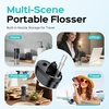 image:imageCOSLUS T40 Mini Water Flosser for Travel Portable Compact Design Cordless Oral Irrigator with 4 Jet Tips Removable Tank amp IPX7 Waterproof for Braces Sensitive Teeth amp OnTheGo Use Pink Purple  Cordless Oral Irrigator Builtin Tip Storage 4 Modes for Braces Orthodontic Sensitive Teeth OntheGo Use Pink PurpleBlack