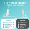 image:imageCOSLUS T40 Mini Water Flosser for Travel Portable Compact Design Cordless Oral Irrigator with 4 Jet Tips Removable Tank amp IPX7 Waterproof for Braces Sensitive Teeth amp OnTheGo Use Pink Purple  Cordless Oral Irrigator Builtin Tip Storage 4 Modes for Braces Orthodontic Sensitive Teeth OntheGo Use Pink PurpleWhite