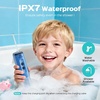 image:imageCOSLUS T40 Portable Water Flosser for Kids Compact Mini Design for Ages 6  4 Gentle Modes for Braces amp Sensitive Teeth Fun DIY Stickers 4 Storable Nozzles Home School amp Travel IPX7 BPAFree PinkBlue