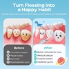 image:imageCOSLUS T40 Portable Water Flosser for Kids Compact Mini Design for Ages 6  4 Gentle Modes for Braces amp Sensitive Teeth Fun DIY Stickers 4 Storable Nozzles Home School amp Travel IPX7 BPAFree PinkBlue