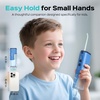 image:imageCOSLUS T40 Portable Water Flosser for Kids Compact Mini Design for Ages 6  4 Gentle Modes for Braces amp Sensitive Teeth Fun DIY Stickers 4 Storable Nozzles Home School amp Travel IPX7 BPAFree PinkBlue
