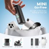 image:imageCOSLUS T50 Portable Water Dental Flosser for Travel with Screen Display  Mini Cordless Pick with Pressure Indicator Light 9Level for Braces Gum Care Rechargeable OntheGo 240ml IPX7 BlackBlack
