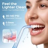 image:imageCOSLUS T50 Portable Water Dental Flosser for Travel with Screen Display  Mini Cordless Pick with Pressure Indicator Light 9Level for Braces Gum Care Rechargeable OntheGo 240ml IPX7 BlackBlack