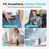 image:imageCOSLUS T50 Portable Water Dental Flosser for Travel with Screen Display  Mini Cordless Pick with Pressure Indicator Light 9Level for Braces Gum Care Rechargeable OntheGo 240ml IPX7 BlackBlack