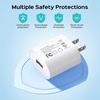 image:imageCOSLUS Wall Adapter 5V2A USBA Adapter  For COSLUS All Water Dental Flosser Nail Drill and Facial Cleansing Brush Face Scrubber