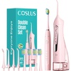 image:imageCOSLUS C20C41 Water Flosser Electric Toothbrush Combo 21 Oral Clean Kit  Brushing amp Flossing for Teeth amp Braces Cleaning Gums Care Portable Travel Use Gift for Family Adults BPAFree BlackPink