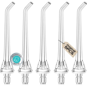 image:imageCOSLUS Original Water Flosser Replacement Tips 5 Classic Tips Accessory  Replacement Heads Compatible with COSLUS Aquasonic Nicwell Oralfree WELLFINE Hangsun Tovendor 5 Mix Set5 Standard Set