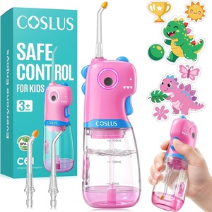 image:imageCOSLUS C61 Portable Kids Water Flosser Safe Trigger Control for Ages 3Pink